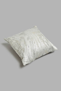 Redtag-Beige-Metalic-Jacquard-7-Piece-Comforter-Set-(King-Size)-Comforters-Home-Bedroom-