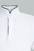 Redtag-White-Mandarin-Collar-Polo-Polo-Shirts-Senior-Boys-9 to 14 Years