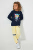 Redtag-Navy-Girl-Print-Tee-Blouses-Girls-2 to 8 Years