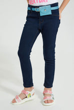 تنزيل الصورة على معرض الصور، Redtag-Indigo-Jean-With-Pouch-&amp;-Belt-Colour:Indigo,-Filter:Girls-(2-to-8-Yrs),-Girls-Jeans,-New-In,-New-In-GIR,-Non-Sale,-S22A,-Section:Kidswear,-TBL-Girls-2 to 8 Years
