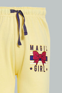 Yellow Magic Girl Jogger