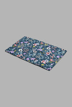 Load image into Gallery viewer, Redtag-Blue-Floral-Print-Reversible-2-Piece-Duvet-Cover-Set-(Single-Size)-Duvet-Covers-Home-Bedroom-
