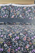 Load image into Gallery viewer, Redtag-Blue-Floral-Print-Print-Reversible-3-Piece-Duvet-Cover-Set-(Double-Size)-Duvet-Covers-Home-Bedroom-
