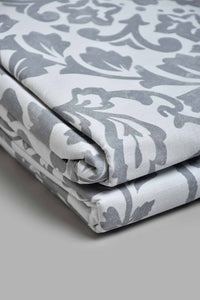 Redtag-Grey-Floral-Print-Reversible-3-Piece-Duvet-Cover-Set-(Double-Size)-Duvet-Covers-Home-Bedroom-
