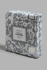Redtag-Grey-Floral-Print-Reversible-3-Piece-Duvet-Cover-Set-(Double-Size)-Duvet-Covers-Home-Bedroom-