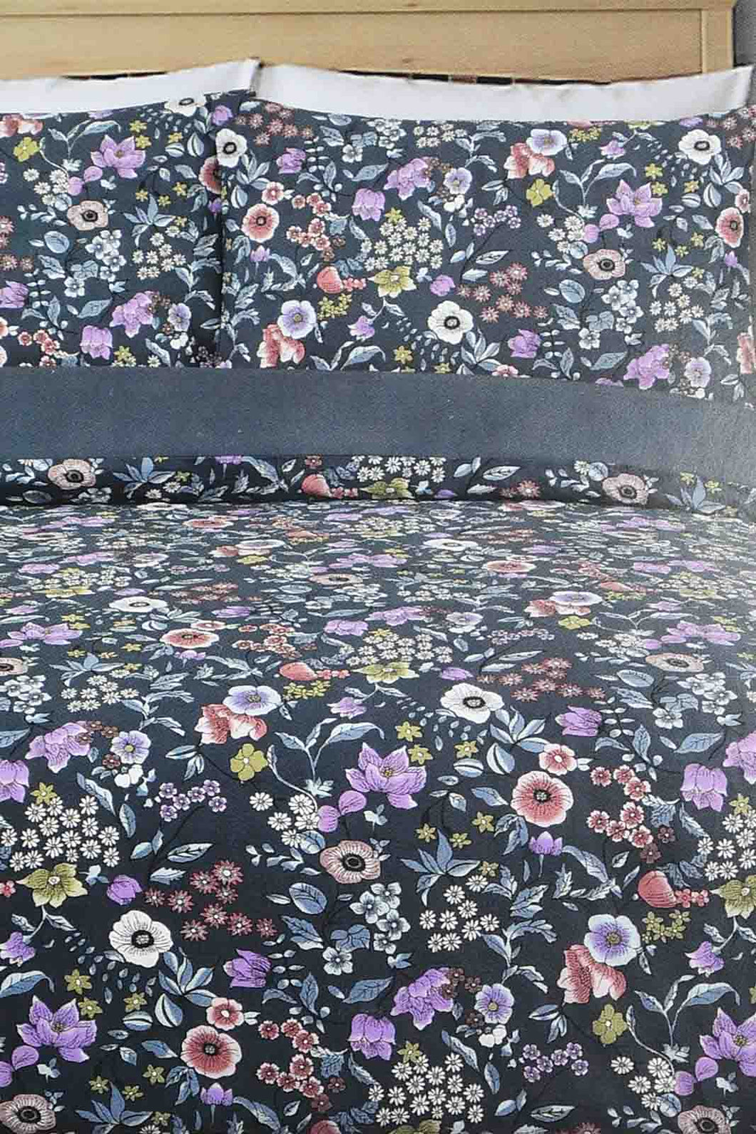 Redtag-Blue-Floral-Print-Print-Reversible-3-Piece-Duvet-Cover-Set-(King-Size)-Duvet-Covers-Home-Bedroom-