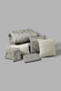Redtag-Beige-Geometric-Jacquard-7-Piece-Comforter-Set-
(King-Size)-Comforters-Home-Bedroom-