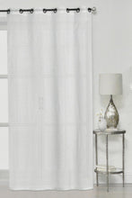 Load image into Gallery viewer, Redtag-Ivory-1-Piece-Flocking-Sheer-Curtain-Curtains-Home-Bedroom-
