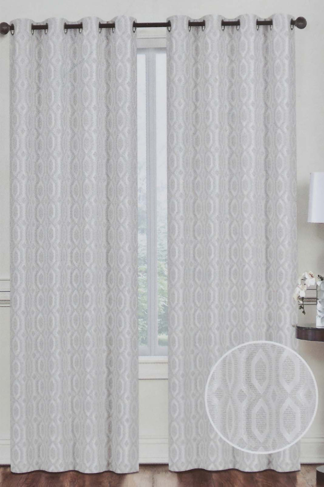 Redtag-Beige-2-Piece-Geometric-Jacquard-Curtain-Pair-Without-Lining-Curtains-Home-Bedroom-