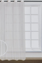 تنزيل الصورة على معرض الصور، Redtag-Ivory-1-Piece-Stripes-Sheer-Curtain-Curtains-Home-Bedroom-
