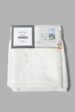 تنزيل الصورة على معرض الصور، Redtag-White-1-Piece-Floral-Lace-Sheer-Curtain-Curtains-Home-Bedroom-
