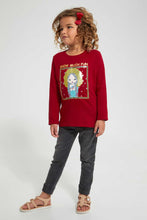 Load image into Gallery viewer, Redtag-Red-Girl-Print-Tee-Blouses-Girls-2 to 8 Years
