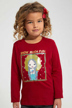 Load image into Gallery viewer, Redtag-Red-Girl-Print-Tee-Blouses-Girls-2 to 8 Years
