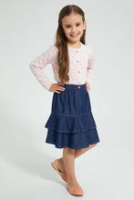 تنزيل الصورة على معرض الصور، Redtag-Pink-Spots-Print-Cardigan-Cardigans-Girls-2 to 8 Years
