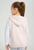 Redtag-Pink-Color-Block--Embroidered-Hooded-Sweatshirt-Sweatshirts-Girls-2 to 8 Years
