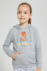 Redtag-Grey-Girl-Placement-Print-Hooded-Sweatshirt-Sweatshirts-Girls-2 to 8 Years