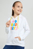 Redtag-White-Printed-Spots-Slogan-Print-Hooded-Sweatshirt-Sweatshirts-Girls-2 to 8 Years