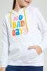 Redtag-White-Printed-Spots-Slogan-Print-Hooded-Sweatshirt-Sweatshirts-Girls-2 to 8 Years