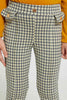 Redtag-Mustard-Houndtooth-Jegging-Jeggings-Girls-2 to 8 Years