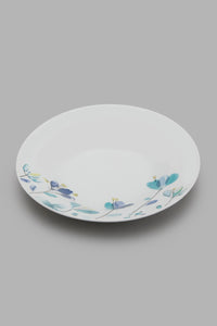 White Floral Print Elegant Dinner Set (20 Piece)