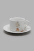 White Floral Print Porcelain Dinner Set (20 Piece)