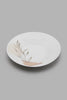 White Floral Print Porcelain Dinner Set (20 Piece)