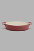 Redtag-Pink-Oval-Baking-Dish-Serving-Dish-Home-Dining-