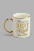 Redtag-Gold-And-White-Printed-Mug-Colour:Gold,-Colour:White,-Filter:Home-Dining,-HMW-DIN-Mugs,-New-In,-New-In-HMW-DIN,-Non-Sale,-S22A,-Section:Homewares-Home-Dining-