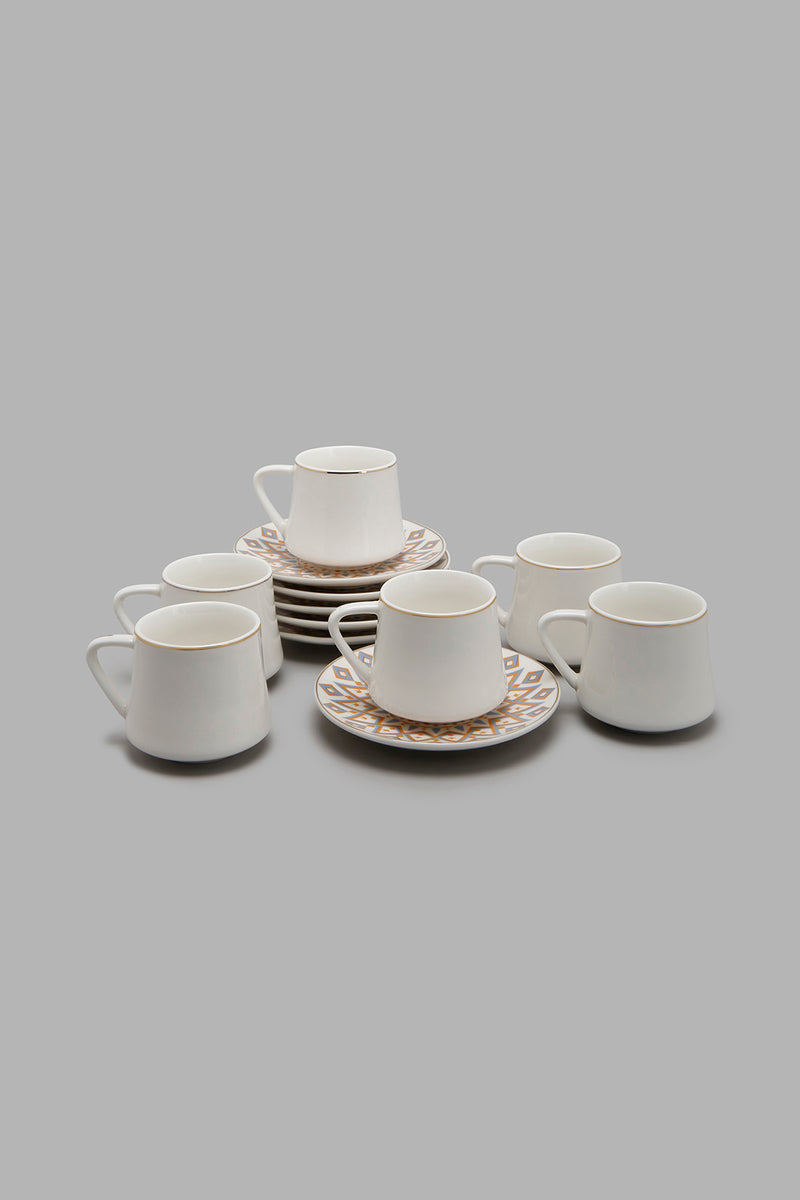 Redtag-Assorted-Geometric-Espresso-(12-Piece)-Colour:Assorted,-Filter:Home-Dining,-HMW-DIN-Crockery-Sets,-New-In,-New-In-HMW-DIN,-Non-Sale,-S22A,-Section:Homewares-Home-Dining-