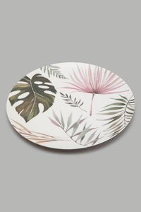 Redtag-Multicolour-Lefe-Bamboo-Dinner-Plate-Set-(4-Piece)-Plate-Set-Home-Dining-0