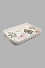 Load image into Gallery viewer, Redtag-Multicolour-Lefe-Bamboo-Rectangle-Tray-Trays-Home-Dining-
