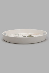 Redtag-Multicolour-Lefe-Bamboo-Round-Tray-Trays-Home-Dining-0