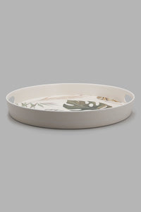 Redtag-Multicolour-Lefe-Bamboo-Round-Tray-Trays-Home-Dining-0