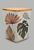 Redtag-Multicolour-Lefe-Bamboo-Canister-(Medium)-Storage-Home-Dining-0
