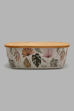تنزيل الصورة على معرض الصور، Redtag-Multicolour-Lefe-Bamboo-Bread-Box-With-Wooden-Lid-Storage-Boxes-Home-Dining-0
