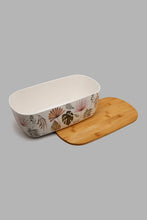 تنزيل الصورة على معرض الصور، Redtag-Multicolour-Lefe-Bamboo-Bread-Box-With-Wooden-Lid-Storage-Boxes-Home-Dining-0
