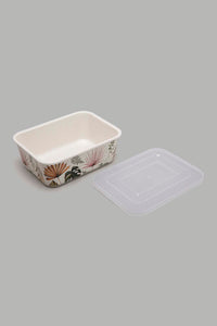 Redtag-Multicolour-Lefe-Bamboo-Storage-Box-With-Lid-(Medium)-Food-Storage-Home-Dining-0