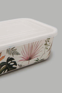 Redtag-Multicolour-Lefe-Bamboo-Storage-Box-With-Lid-(Medium)-Food-Storage-Home-Dining-0