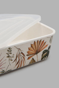 Redtag-Multicolour-Lefe-Bamboo-Storage-Box-With-Lid-(Large)-Storage-Boxes-Home-Dining-