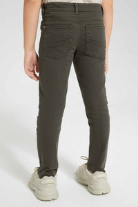 Redtag-Olive-5-Pkt-Coloured-Denim-Jean-BOY-Jeans,-Category:Jeans,-Colour:Dark-Green,-Deals:Sale,-Filter:Boys-(2-to-8-Yrs),-S22A,-Sale,-Sale-BOY-APL,-Section:Kidswear--