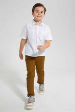 Load image into Gallery viewer, Redtag-Tan-Brown-Elasticated-Knit-Denim-Jean-BOY-Jeans,-Category:Jeans,-Colour:Tan,-Deals:Sale,-Filter:Boys-(2-to-8-Yrs),-S22A,-Sale,-Sale-BOY-APL,-Section:Kidswear--
