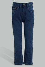 تنزيل الصورة على معرض الصور، Redtag-Dark-Wash-Corduroy-Jean-Jeans-Pull-On-Boys-2 to 8 Years
