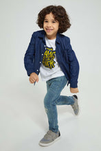 Load image into Gallery viewer, Redtag-Light-Wash-Ripped-Pull-On-Jean-Jeans-Pull-On-Boys-2 to 8 Years
