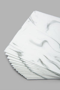 White Marble Paper Napkins (20 Piece)