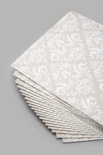 Load image into Gallery viewer, White/Grey Embellished Paper Napkins (20 Piece)
