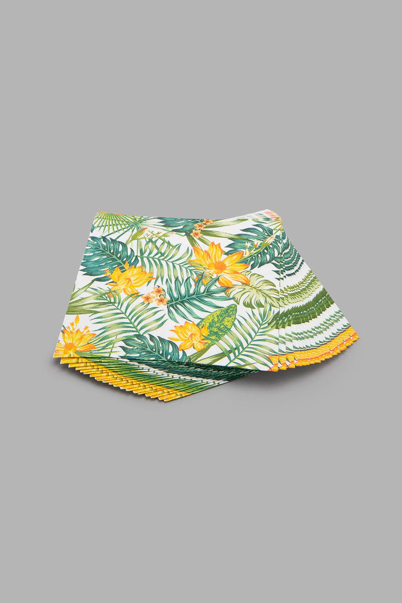 Multicolour Floral Paper Napkins (20 Piece)