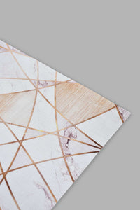 Redtag-Beige-Geometric-Print-Rectangle-Placemat-Set-(4-Piece)-Placemats-Home-Dining-