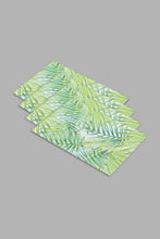 تنزيل الصورة على معرض الصور، Redtag-Green-Leaf-Print-Rectangle-Placemat-Set-(4-Piece)-Placemats-Home-Dining-
