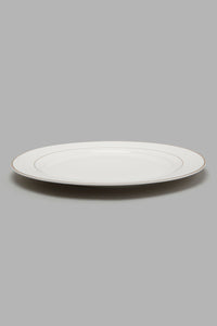 White Dinner Set With Gold Rim (20 Piece)