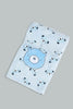 Redtag-Blue-Bear-Fluffy-Blanket-Baby-Blankets-Baby-0 to 12 Months